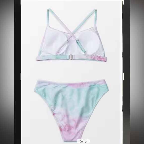Tie Dye High Waisted Bikini Cupshe New with tag - Picture 5 of 9